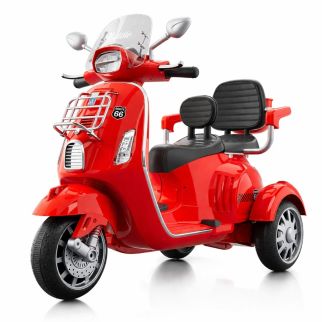 Moto Vespa Électrique Enfant 12V – Double Siège