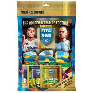 Starter Pack Album Panini FIFA 365 2025 + 20 Stickers – Collection Officielle