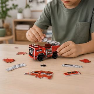 Pack Aventures : 25 Jouets Éducatifs & Créatifs (Véhicules, Puzzles 3D, Animaux de la Savane)