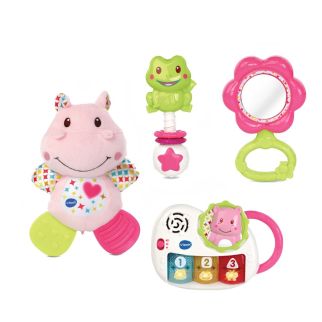 Coffret Naissance Eveil Des Sens Rose - Vtech