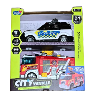Pack Véhicule Police et Camion de pompier