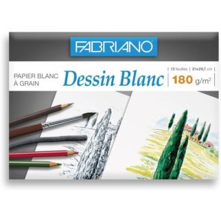 Papier Dessin Grain 180g A4, Fabriano