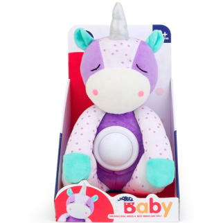 Peluche licorne lumineuse