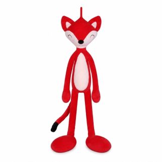 Peluche Renard rouge géante 120 cm, Compagnon Doux XXL pour enfants