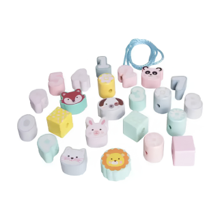 Perles D'animaux En Bois - Manchot