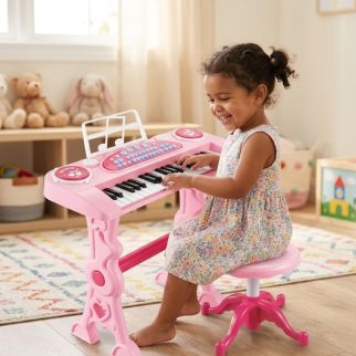 Piano 37 Keys Avec Chaise Pour Fille - LiJin