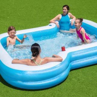 Bestway Sunsational Family Pool – Piscine Familiale Gonflable 3,05m x 2,74m x 46cm