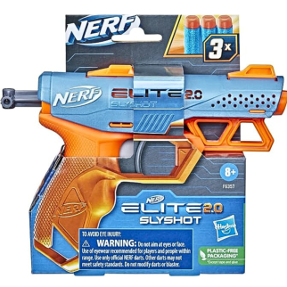 PISTOLET NERF ELITE 2.0 SLYSHOT + 3 FLECHETTES – HASBRO
