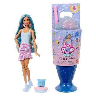 Pop Reveal Milk-Shake – Gobelet Bleu avec Poupée et Accessoires