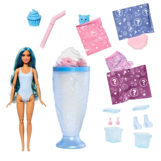 Pop Reveal Milk-Shake – Gobelet Bleu avec Poupée et Accessoires