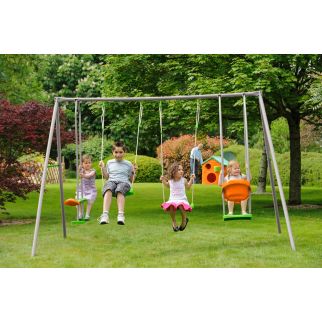 Portique Balançoire Métal Axion 2,20m Jade - Trigano
