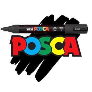 Posca – Marqueur noir 1.8-2.5 mm