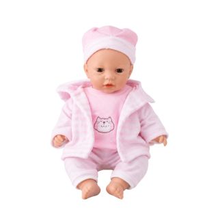 Poupée bébé rose avec Tenue et Bonnet, jouet pour enfant