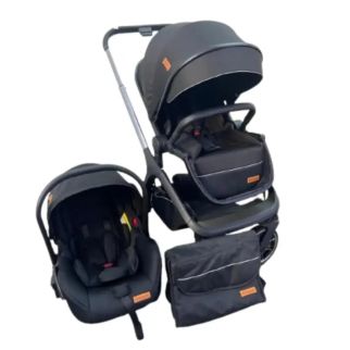 Poussette Trio 3-en-1 Complète avec Maxi-cosi et Sac à Langer