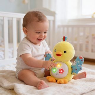 Peluche poussin musicale