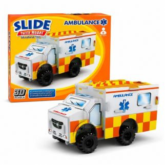 Puzzle 3D Ambulance, modèle à Assembler pour enfants
