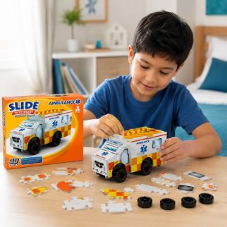 Puzzle 3D Ambulance, modèle à Assembler pour enfants