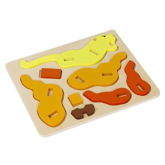 Puzzle en bois éducatif 3D à assembler