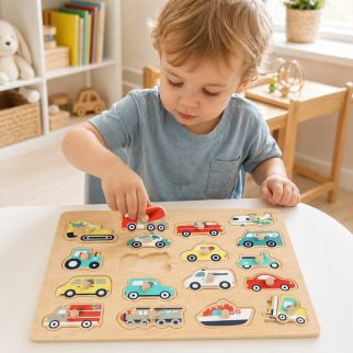 Puzzle en bois vehicules -onshine