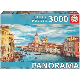 Puzzle Grand Canal de Venise Panorama 3000 pcs - Educa