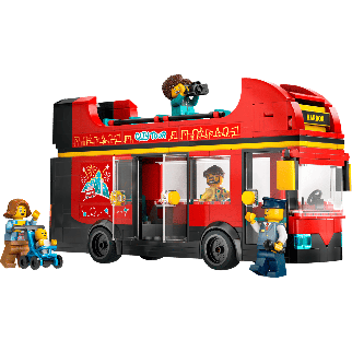 Red Double-Decker Sightseeing Bus - LEGO City 60407