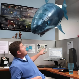 Requin Radiocommandé Volant Air Swimmers