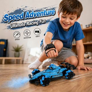 Voiture R/C Spray Blue – Voiture Télécommandée Drift & Gesture Control