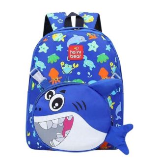 Sac à Dos Enfant 3D Requin Bleu - Motif Marin - Haini Bear