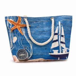 Sac de Plage et Piscine avec Fermeture Zip-Model 1