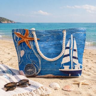 Sac de Plage et Piscine avec Fermeture Zip-Model 1