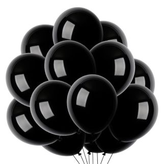 Sachet 100 ballons Noir - Gemar