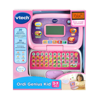 VTECH Ordinateur enfant Ordi-tablette P'tit Genius Touch Rose
