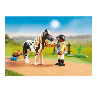 Cavalier et poney Lewitzer Playmobil 70515