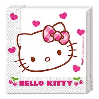 20 serviettes Hello kitty