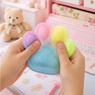 squishy patte de chat jouet anti-stress 8 cm