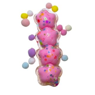 Squishy Étoile Rose Pailletée – Jouet Anti-Stress Kawaii Ultra Moelleux