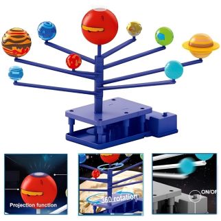 STEM – Système Solaire Rotatif 360° avec Fonction Projection – Maquette Éducative