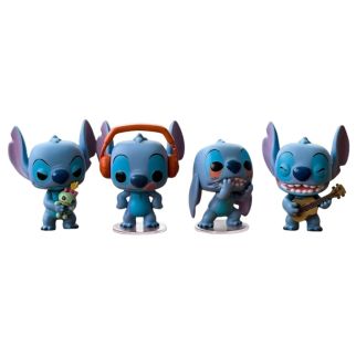 Pack 4 figurines Pop Stitch, Édition Spéciale "Émotions" (Lilo & Stitch)