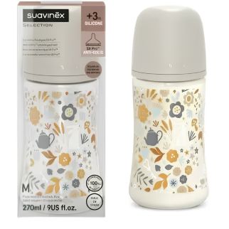 Biberon Suavinex Wonderland SX Pro 270 ml – 3M+ Débit Moyen