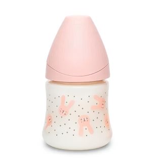 Biberon Suavinex Premium Silicone Rose 150 ml