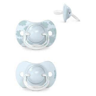 Lot de 2 Sucette Suavinex Physiologique de Nuit Silicone 0-6 mois