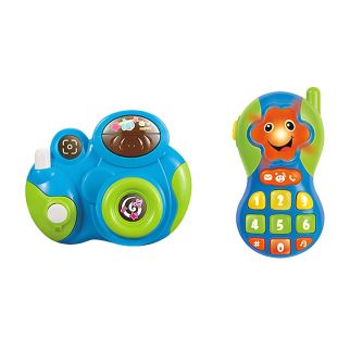 Appareil photo et téléphone pour bébé avec musique et lumière .