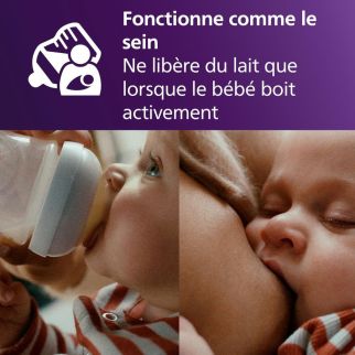 Tétines Avent Natural Response 1M+ Lot de 2