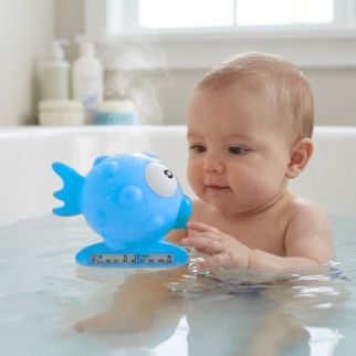 Thermomètre de Bain Poisson Chicco - Bleu Clair