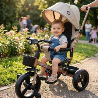 Tricycle Évolutif Mon Bébé – Siège Rotatif 360°