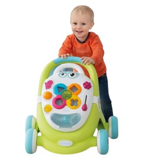 Trotteur 2 en 1 avec centre d'activités interactif Cotoons SMOBY