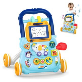 Trotteur Bébé Musical Éléphant – Huanger 2-en-1