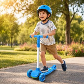 Trottinette Enfant 3 Roues LED - Réglable