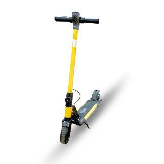 Trottinette Électrique Pliable Noire et Jaune - Puissante et Compacte