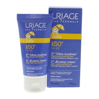Uriage Bébé 1ère Crème Minérale SPF50+ 50 ml